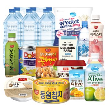 [동원]동원 인기 할인 상품모음 /리챔/참치/제로음료/우유 외